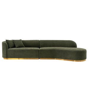 Manhattan Comfort Daria Modern Sofa Olive Greem SF012-OG