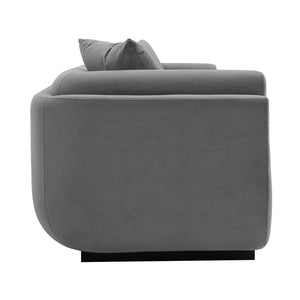 Manhattan Comfort Edmonda Modern Sofa Dark Grey SF014-DG