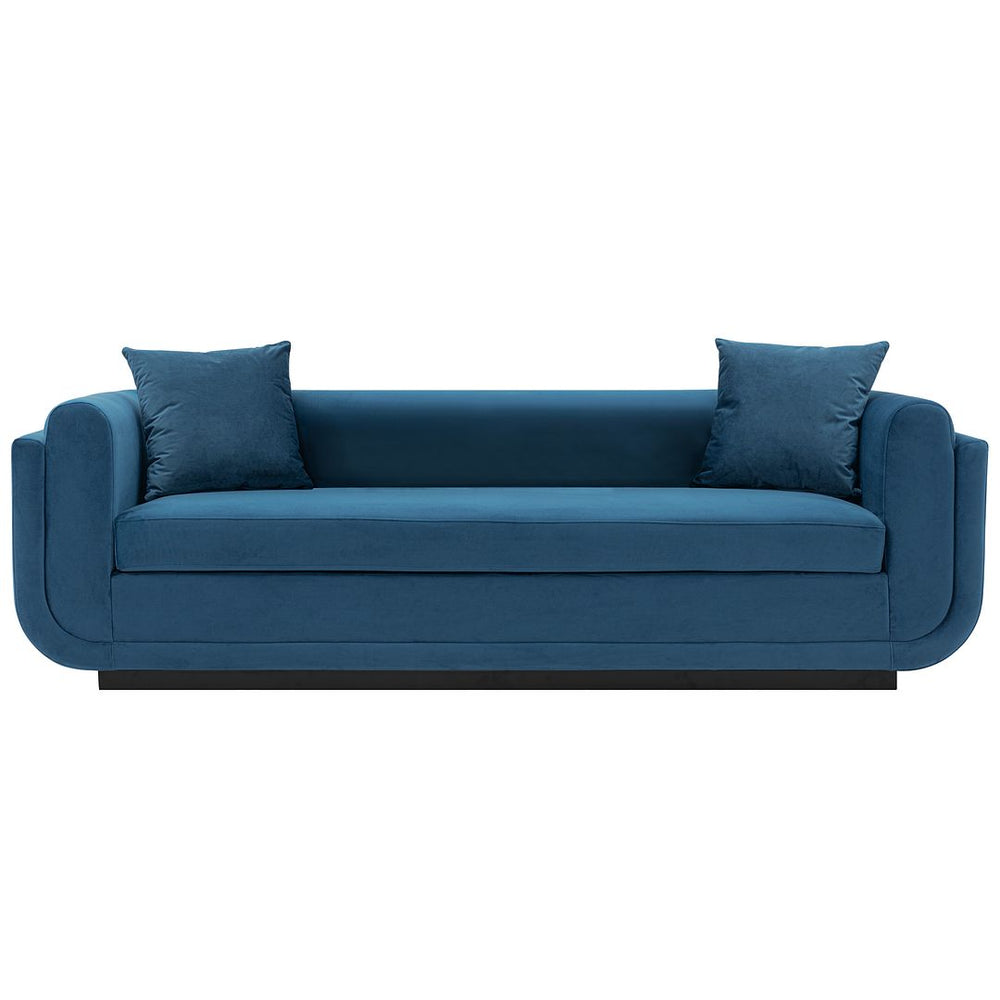 Manhattan Comfort Edmonda Modern Sofa Sapphire Blue SF014-SB