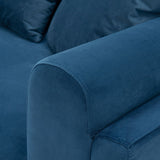 Manhattan Comfort Edmonda Modern Sofa Sapphire Blue SF014-SB