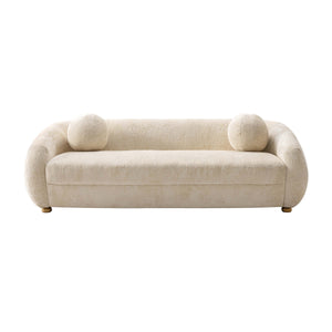 Tribeca Sofa in Cream SF015-CR Manhattan Comfort