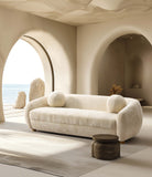 Tribeca Sofa in Cream SF015-CR Manhattan Comfort