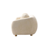 Tribeca Sofa in Cream SF015-CR Manhattan Comfort