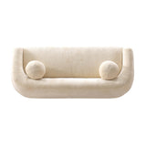 Tribeca Sofa in Cream SF015-CR Manhattan Comfort