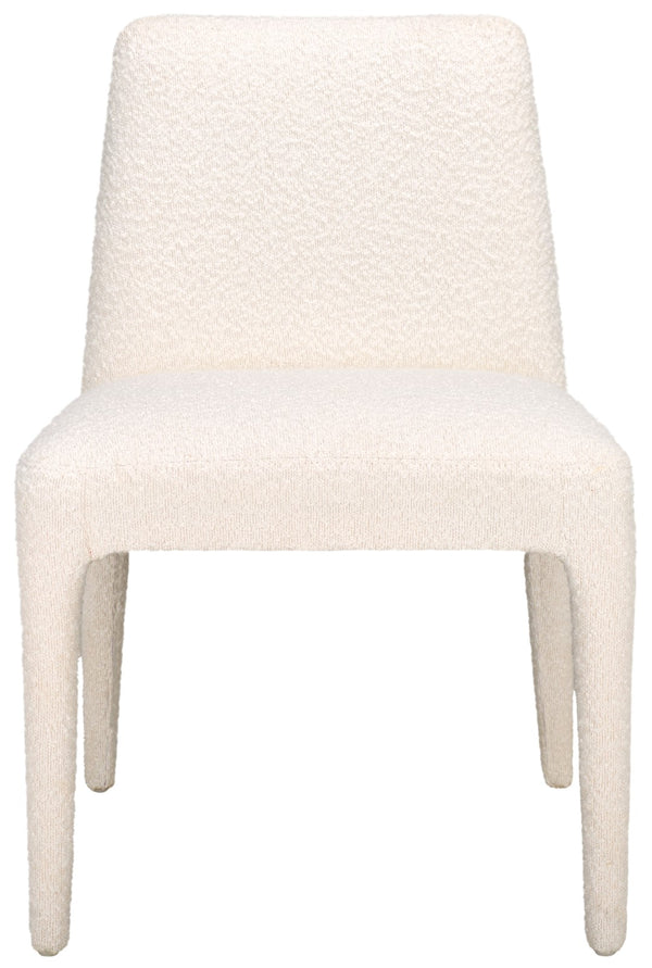 Safavieh Derrick Boucle Dining Chair Ivory SFA1008A-SET2