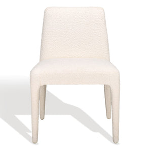Safavieh Derrick Boucle Dining Chair Ivory SFA1008A-SET2