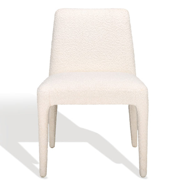 Safavieh Derrick Boucle Dining Chair Ivory SFA1008A-SET2
