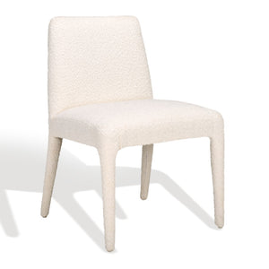 Safavieh Derrick Boucle Dining Chair Ivory SFA1008A-SET2
