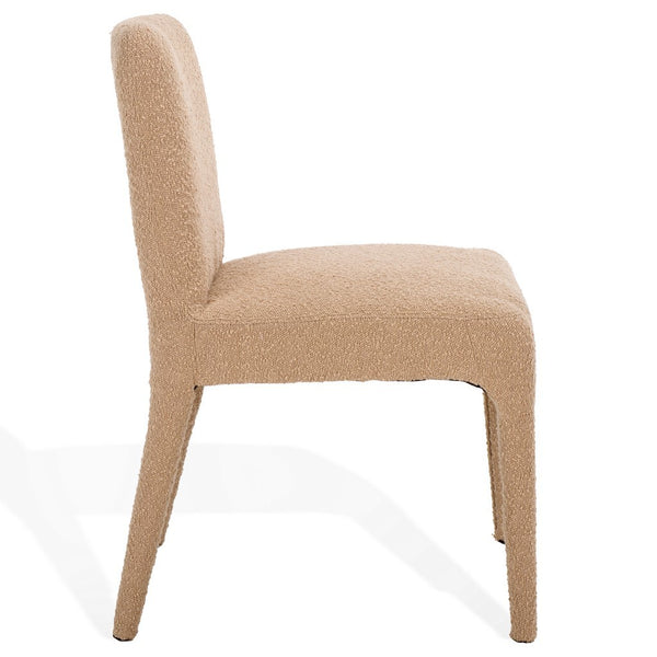 Safavieh Derrick Boucle Dining Chair Oatmeal SFA1008B-SET2
