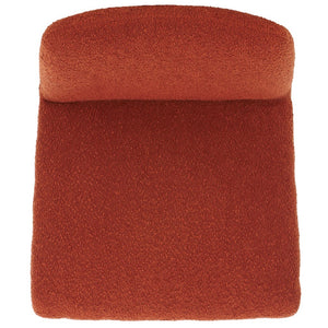 Safavieh Derrick Boucle Dining Chair Rust Orange SFA1008C-SET2