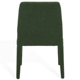 Safavieh Derrick Boucle Dining Chair Dark Green SFA1008D-SET2