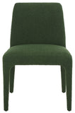 Safavieh Derrick Boucle Dining Chair Dark Green SFA1008D-SET2