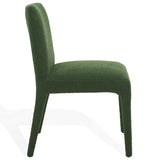 Safavieh Derrick Boucle Dining Chair Dark Green SFA1008D-SET2