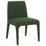 Safavieh Derrick Boucle Dining Chair Dark Green SFA1008D-SET2