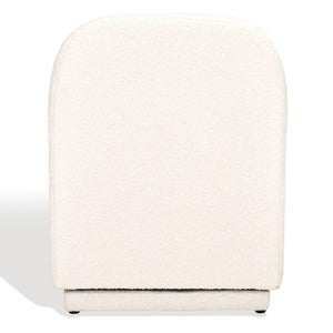 Safavieh Bianka Boucle Swivel Chair Ivory SFA1009A