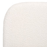 Safavieh Bianka Boucle Swivel Chair Ivory SFA1009A