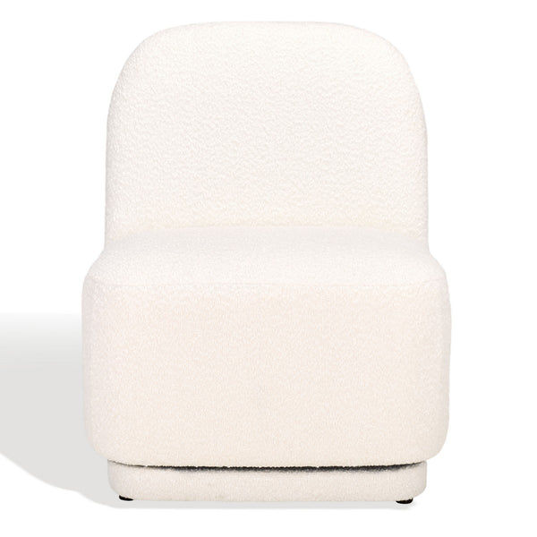 Safavieh Bianka Boucle Swivel Chair Ivory SFA1009A