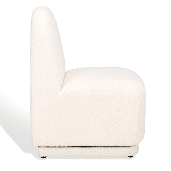 Safavieh Bianka Boucle Swivel Chair Ivory SFA1009A
