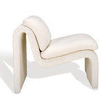 Safavieh Ainslie Boucle Accent Chair Ivory SFA1010A