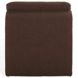 Safavieh Ainslie Boucle Accent Chair Dark Brown SFA1010D