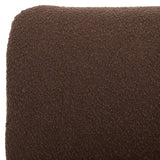 Safavieh Ainslie Boucle Accent Chair Dark Brown SFA1010D