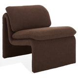 Safavieh Ainslie Boucle Accent Chair Dark Brown SFA1010D