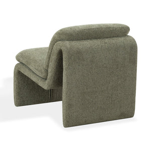 Ainslie Performance Fabric Accent Chair With Stain-Resistant Upholstery, Plush Foam & Solid Wood Frame