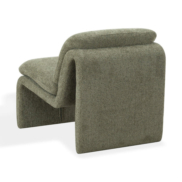 Ainslie Performance Fabric Accent Chair With Stain-Resistant Upholstery, Plush Foam & Solid Wood Frame