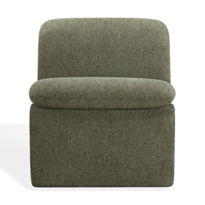 Ainslie Performance Fabric Accent Chair With Stain-Resistant Upholstery, Plush Foam & Solid Wood Frame