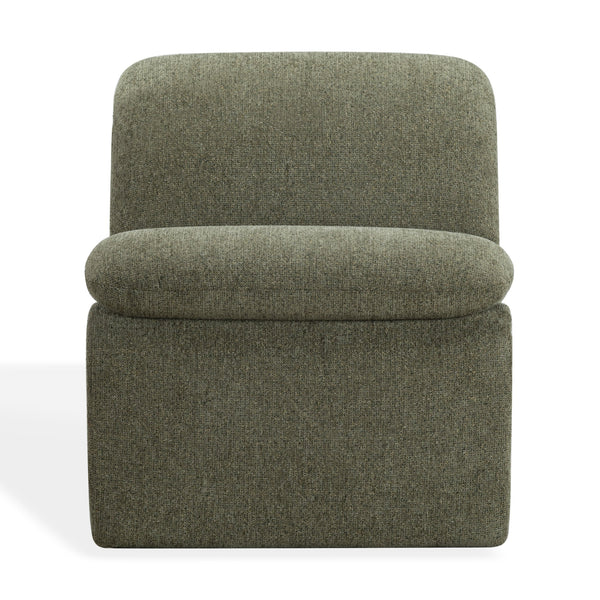 Ainslie Performance Fabric Accent Chair With Stain-Resistant Upholstery, Plush Foam & Solid Wood Frame