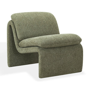 Ainslie Performance Fabric Accent Chair With Stain-Resistant Upholstery, Plush Foam & Solid Wood Frame