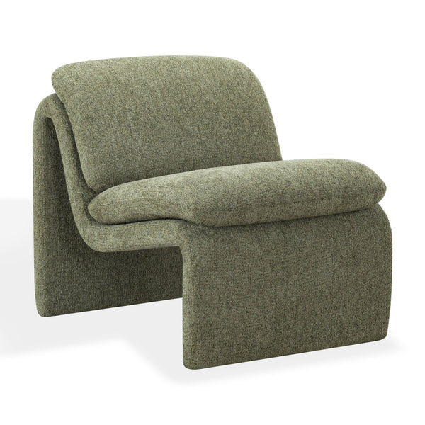 Ainslie Performance Fabric Accent Chair With Stain-Resistant Upholstery, Plush Foam & Solid Wood Frame