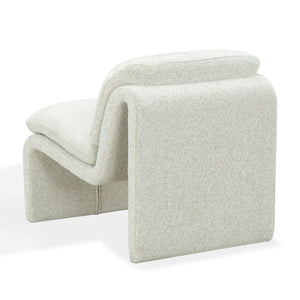 Ainslie Performance Fabric Accent Chair With Stain-Resistant Upholstery, Plush Foam & Solid Wood Frame
