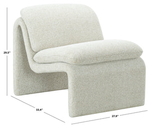 Ainslie Performance Fabric Accent Chair With Stain-Resistant Upholstery, Plush Foam & Solid Wood Frame