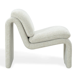 Ainslie Performance Fabric Accent Chair With Stain-Resistant Upholstery, Plush Foam & Solid Wood Frame