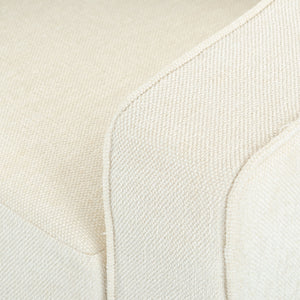 Safavieh Felicianya Modern Accent Chair - Luxurious Cream Upholstered Comfort For Contemporary Home Decor Creme Wood ,Foam ,Fabric ,Plastic Legs Sfa2000a