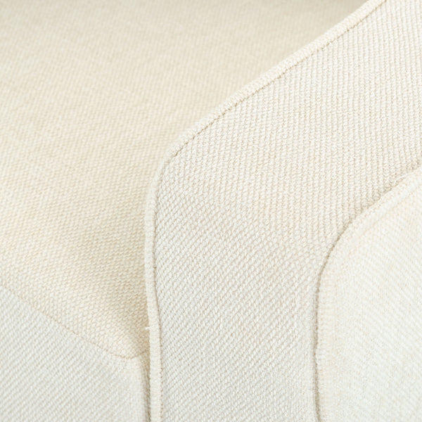 Safavieh Felicianya Modern Accent Chair - Luxurious Cream Upholstered Comfort For Contemporary Home Decor Creme Wood ,Foam ,Fabric ,Plastic Legs Sfa2000a