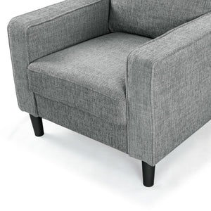 Safavieh Felicianya Modern Accent Chair - Luxurious Cream Upholstered Comfort For Contemporary Home Decor Grey Wood ,Foam ,Fabric ,Plastic Legs Sfa2000b