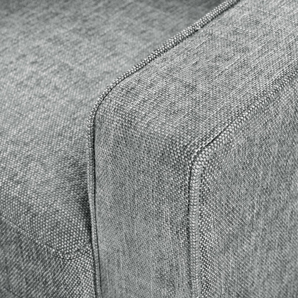 Safavieh Felicianya Modern Accent Chair - Luxurious Cream Upholstered Comfort For Contemporary Home Decor Grey Wood ,Foam ,Fabric ,Plastic Legs Sfa2000b