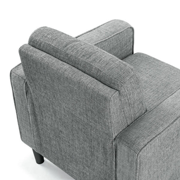 Safavieh Felicianya Modern Accent Chair - Luxurious Cream Upholstered Comfort For Contemporary Home Decor Grey Wood ,Foam ,Fabric ,Plastic Legs Sfa2000b