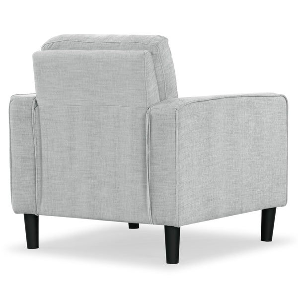 Safavieh Felicianya Modern Accent Chair - Luxurious Cream Upholstered Comfort For Contemporary Home Decor Light Grey Wood ,Foam ,Fabric ,Plastic Legs Sfa2000c