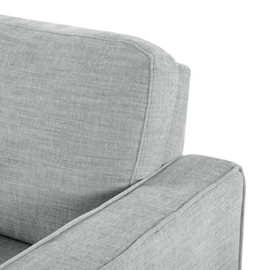 Safavieh Felicianya Modern Accent Chair - Luxurious Cream Upholstered Comfort For Contemporary Home Decor Light Grey Wood ,Foam ,Fabric ,Plastic Legs Sfa2000c