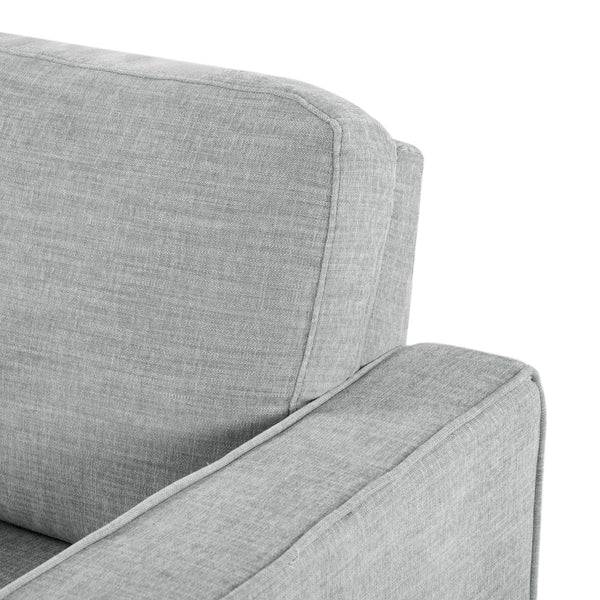 Safavieh Felicianya Modern Accent Chair - Luxurious Cream Upholstered Comfort For Contemporary Home Decor Light Grey Wood ,Foam ,Fabric ,Plastic Legs Sfa2000c