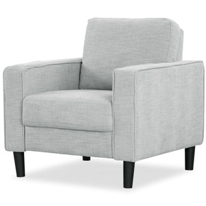 Safavieh Felicianya Modern Accent Chair - Luxurious Cream Upholstered Comfort For Contemporary Home Decor Light Grey Wood ,Foam ,Fabric ,Plastic Legs Sfa2000c