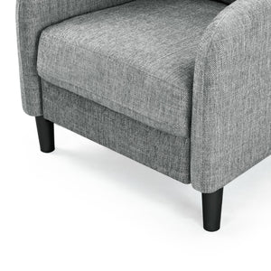 Safavieh Edalynn Modern Accent Chair - Elegant Cream Upholstered Comfort For Chic Living Room Style Grey Wood ,Foam ,Fabric ,Plastic Legs Sfa2002b