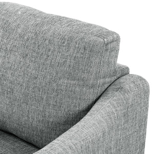 Safavieh Edalynn Modern Accent Chair - Elegant Cream Upholstered Comfort For Chic Living Room Style Grey Wood ,Foam ,Fabric ,Plastic Legs Sfa2002b