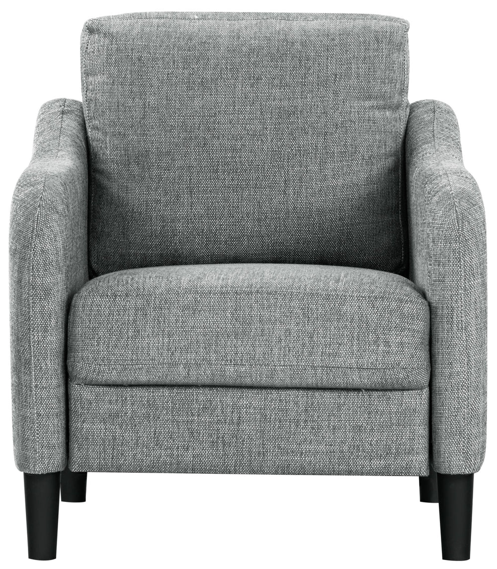 Safavieh Edalynn Modern Accent Chair - Elegant Cream Upholstered Comfort For Chic Living Room Style Grey Wood ,Foam ,Fabric ,Plastic Legs Sfa2002b