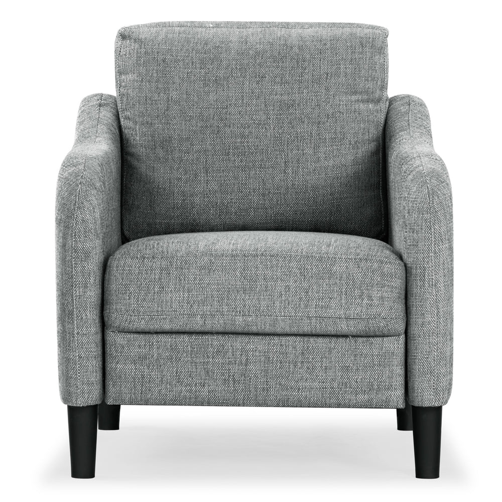 Safavieh Edalynn Modern Accent Chair - Elegant Cream Upholstered Comfort For Chic Living Room Style Grey Wood ,Foam ,Fabric ,Plastic Legs Sfa2002b