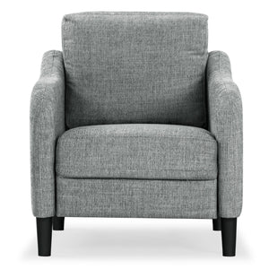 Safavieh Edalynn Modern Accent Chair - Elegant Cream Upholstered Comfort For Chic Living Room Style Grey Wood ,Foam ,Fabric ,Plastic Legs Sfa2002b