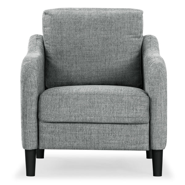 Safavieh Edalynn Modern Accent Chair - Elegant Cream Upholstered Comfort For Chic Living Room Style Grey Wood ,Foam ,Fabric ,Plastic Legs Sfa2002b